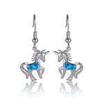 Horse drop earrings Silver nz