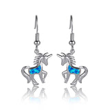 Horse drop earrings Silver nz