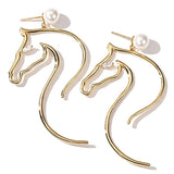 Horse Head Drop Earrings nz