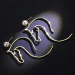 Horse Head Drop Earrings nz