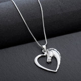 Horse heart necklace nz