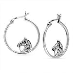Horse hoop earrings Assumption nz