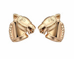 Horse passion earrings Gold nz