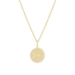 Horus Eye Necklace Golden nz