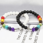 Howlite 7 Chakra Bracelet nz