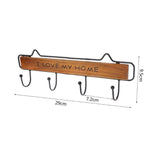 ’I Love My Home’ Wall key holder Brown nz