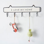 ’I Love My Home’ Wall key holder nz