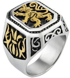 Imperial lion ring 54.5 mm nz