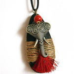 Indian elephant necklace Red nz