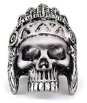 Indian skull ring 59 mm nz