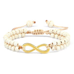 Infinity bracelet with stones nz