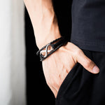 Infinity braided leather bracelet nz