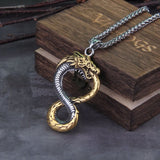 Infinity dragon necklace Golden / 50 cm nz