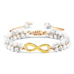Infinity gemstone bracelet nz