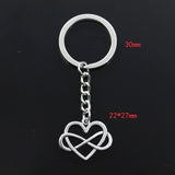 Infinity heart keychain nz