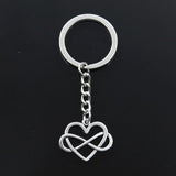 Infinity heart keychain nz