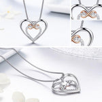 Infinity heart necklace nz