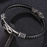 Infinity synthetic leather bracelet nz