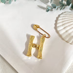Initial brooch H nz
