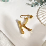 Initial brooch K nz