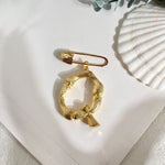 Initial brooch Q nz