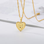 Initial heart necklace nz