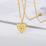 Initial heart necklace nz