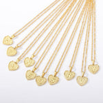 Initial heart necklace nz