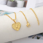Initial heart necklace nz