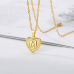 Initial heart necklace nz