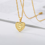 Initial heart necklace nz