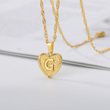 Initial heart necklace nz