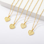 Initial heart necklace nz