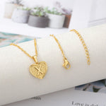 Initial heart necklace nz