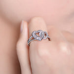 Intertwined heart ring nz