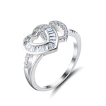 Intertwined heart ring nz