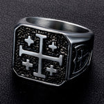 Jerusalem cross ring nz