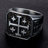 Jerusalem cross ring nz