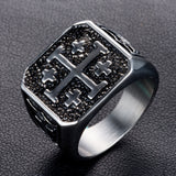 Jerusalem cross ring nz