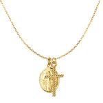 Jesus And Mary Cross Necklace nz