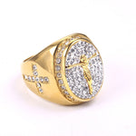 Jesus Christian Ring 54 mm / Gold nz