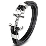 Jesus cross bracelet Silver colour nz