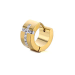 Jesus Cross Earrings Gold nz