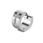 Jesus Cross Earrings Silver nz