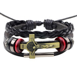Jesus crucifix bracelet Gold nz