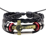 Jesus crucifix bracelet Gold nz