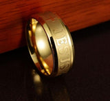 Jesus ring 52 mm / Gold nz
