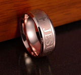Jesus ring 52 mm / Rose gold nz