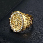 Jesus signet ring nz
