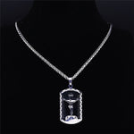 Jesus silver necklace nz
